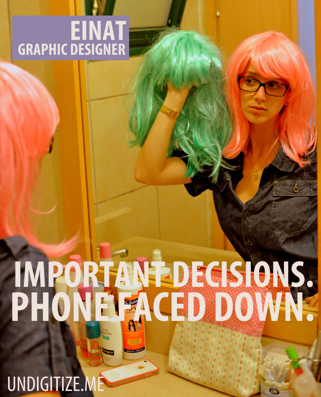 Important Decisions. Phone Faced Down.