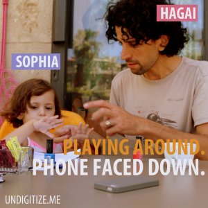 Playing Around. Phone Faced Down.